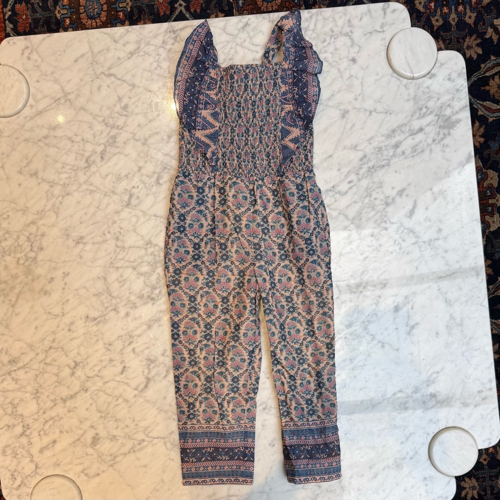 Sea New York Bohemian Kids Patterned Jumpsuit (size 5-7 years)